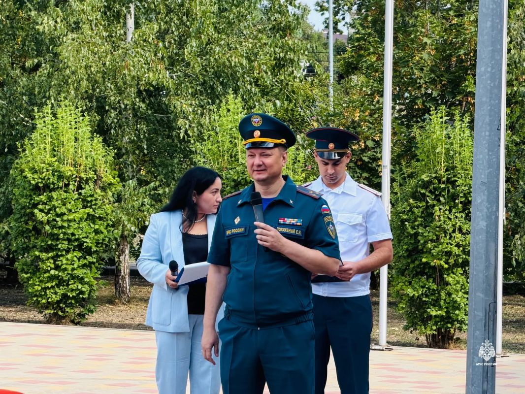 Открытие класса МЧС России состоялось в станице Северской Открытие класса МЧС России состоялось в станице Северской