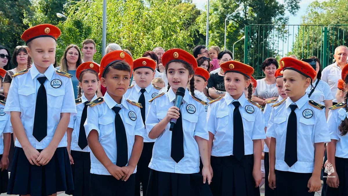 Открытие класса МЧС России состоялось в станице Северской Открытие класса МЧС России состоялось в станице Северской