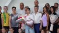 В Анапе поздравили спортсменку Людмилу Рощину, вернувшуюся с чемпионата Европы по спортивной гимнастике