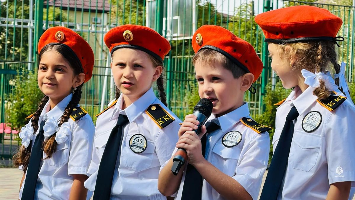 Открытие класса МЧС России состоялось в станице Северской Открытие класса МЧС России состоялось в станице Северской
