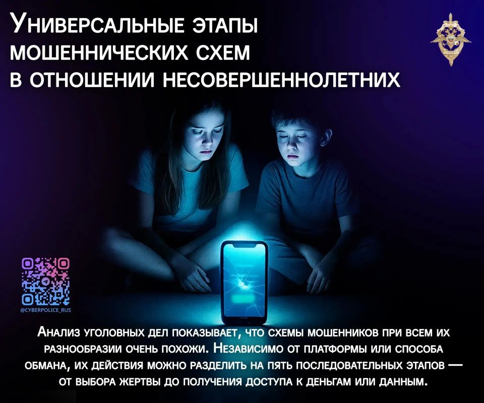 Как мошенники обманывают подростков: 5 этапов в карточках