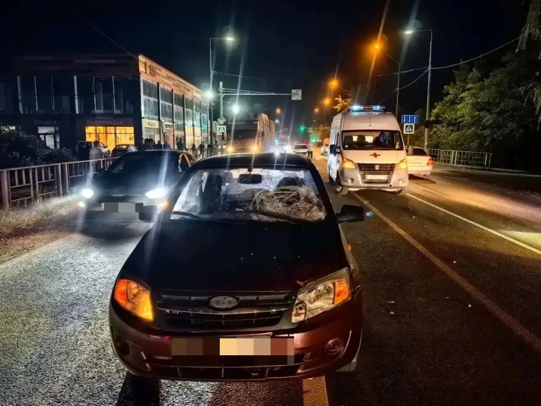 Двое пострадавших в ДТП. Вчера вечером в п. Ильском Северского района произошло ДТП