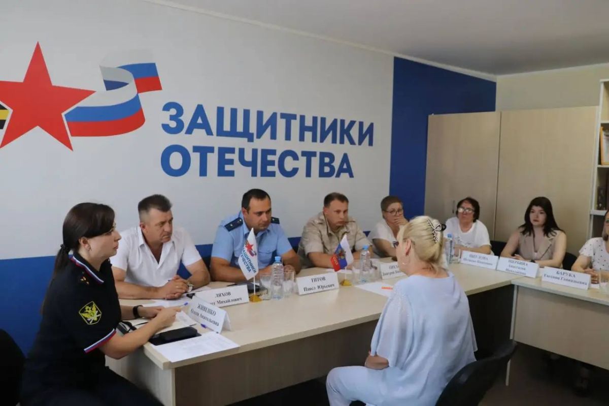 Прокуратурой Тбилисского района проведен личный прием участников специальной военной операции и членов их семей граждан