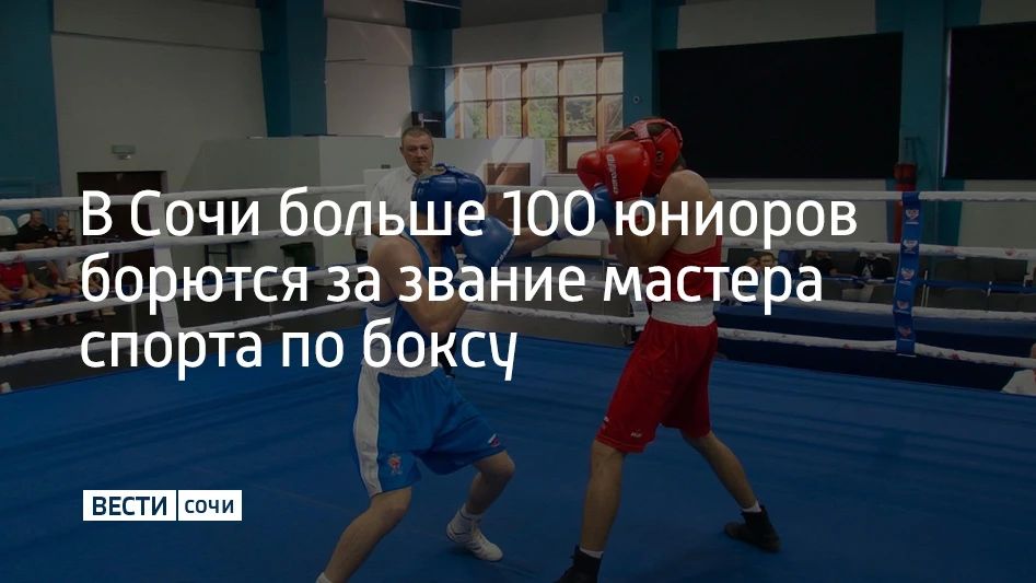 В Сочи больше 100 юниоров борются за звание мастера спорта по боксу