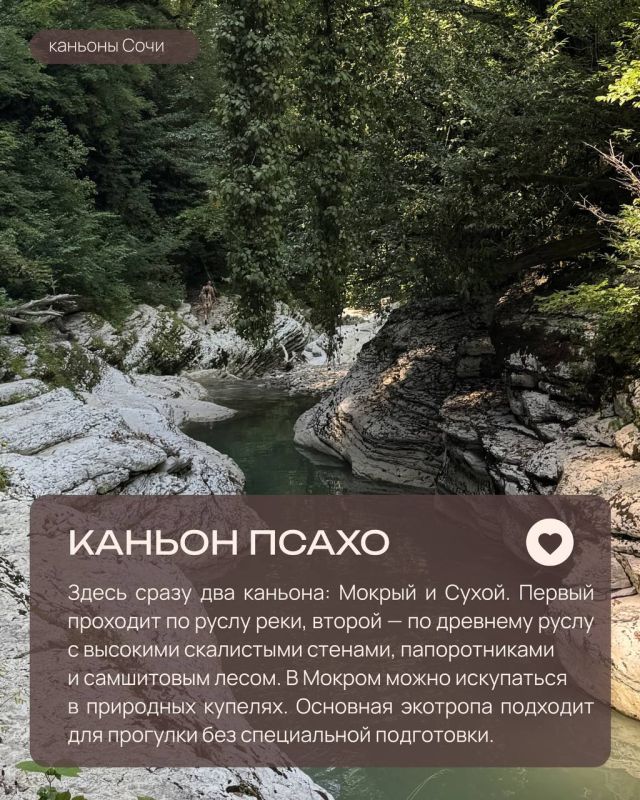 Водопады и каньоны Сочи: почему сезон походов к ним ещё не закончен? Водопады и каньоны Сочи: почему сезон походов к ним ещё не закончен?