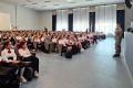 В Краснодаре сотрудник Росгвардии провел урок мужества ко Дню солидарности в борьбе с терроризмом