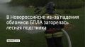 В районе хутора Дюрсо в Новороссийске из-за падения обломков беспилотника загорелась лесная подстилка, сообщили в Оперативном штабе Кубани 8 сентября