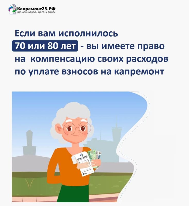 Компенсация взносов на капремонт Компенсация взносов на капремонт