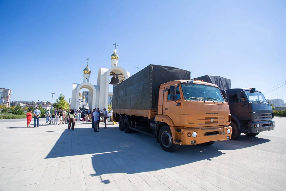 Из Анапы направили очередной груз народной помощи в зону СВО Из Анапы направили очередной груз народной помощи в зону СВО