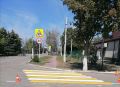 В Моревке Ейского района обновили дорожную разметку