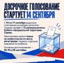 На Кубани стартует досрочное голосование