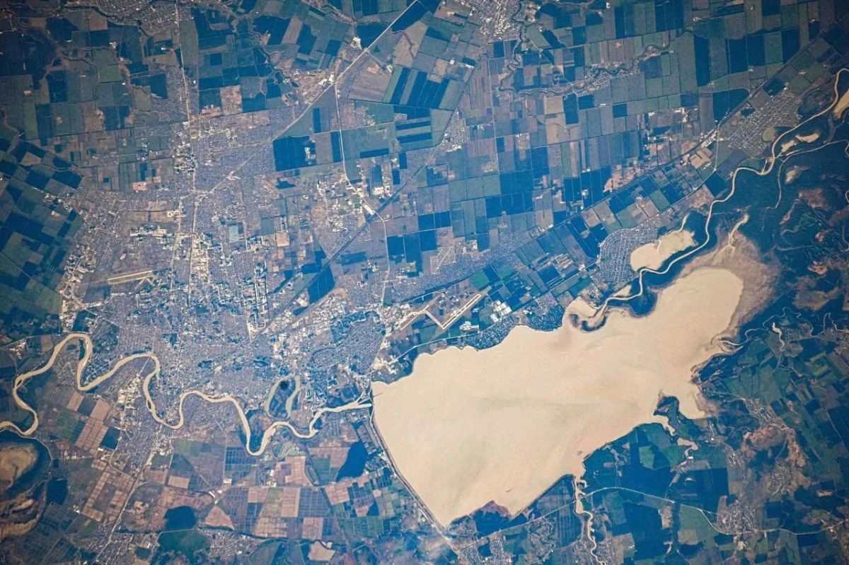 Краснодар с орбиты МКС выглядит просто космически