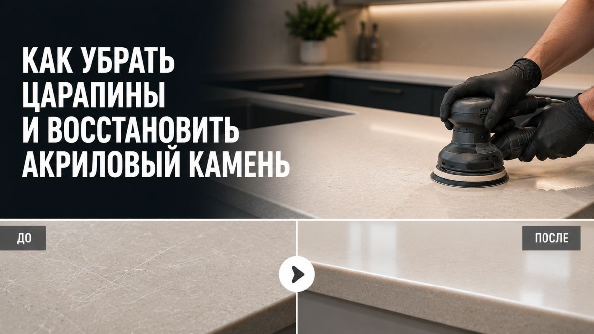 Как вернуть акриловой столешнице первоначальный вид: секреты восстановления