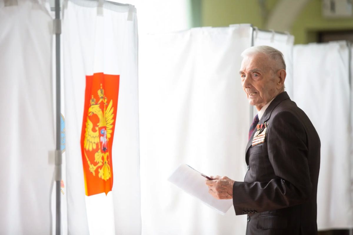 На выборах депутатов Госдумы проголосовал участник Великой Отечественной войны, Почетный гражданин Анапы Василий Кулькин На выборах депутатов Госдумы проголосовал участник Великой Отечественной войны, Почетный гражданин Анапы Василий Кулькин