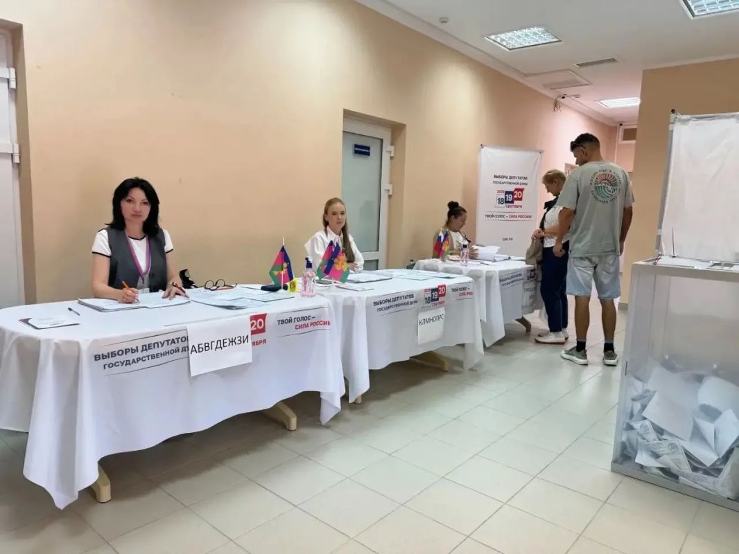 На избирательных участках Геленджика уже первые голосующие На избирательных участках Геленджика уже первые голосующие