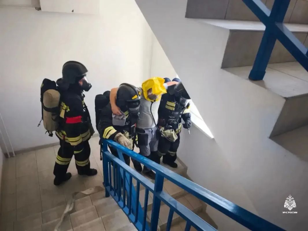 Слаженность в действии: пожарнотактическое занятие на объекте в Сириусе Слаженность в действии: пожарнотактическое занятие на объекте в Сириусе
