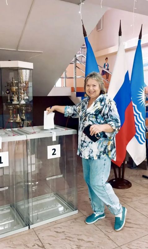 В Геленджике голосуют с самого утра