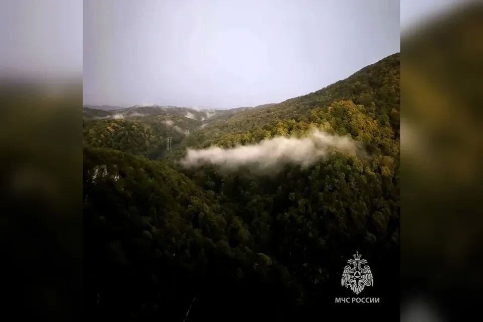 Пятерых туристов спасли в горах Сочи после сильных дождей