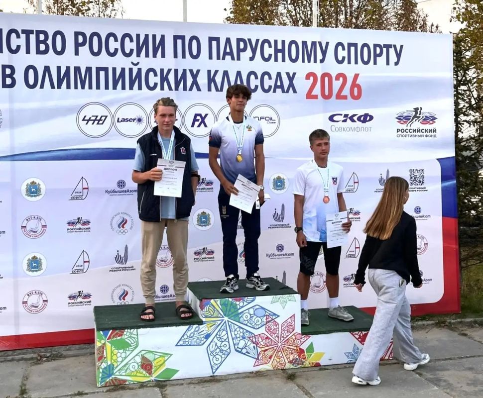 Золото первенства России!. С 15 по 22 сентября в Тольятти прошло первенство России в олимпийских классах яхт — главные старты сезона для юных яхтсменов страны