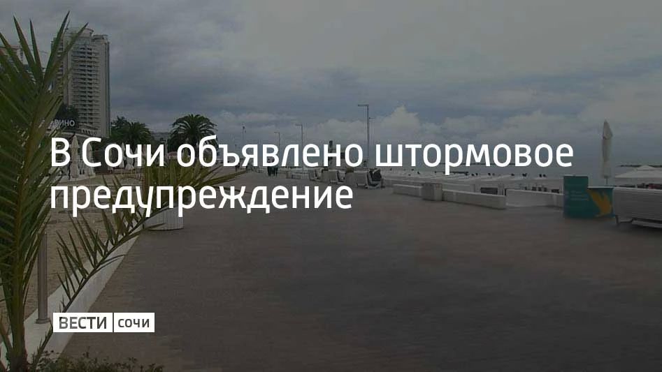 С вечера 23 сентября и до конца дня 24 сентября на территории Сочи и Сириуса пройдут сильные дожди и ливни с грозой, градом и шквалистым усилением ветра до 15–20 м/с, сообщили в администрации курорта
