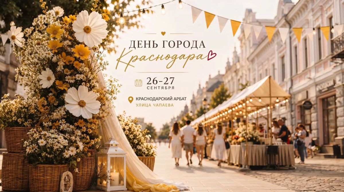 На краснодарском Арбате в День города откроется праздничная ярмарка