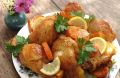 Сочные куриные окорочка с тыквой и лимоном: легкое блюдо для любого стола
