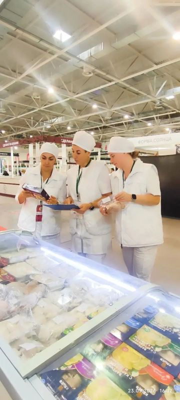 Безопасность продуктов на «Кубанской ярмарке» обеспечили специалисты ГБУ «Ветуправление города Краснодара» Безопасность продуктов на «Кубанской ярмарке» обеспечили специалисты ГБУ «Ветуправление города Краснодара»