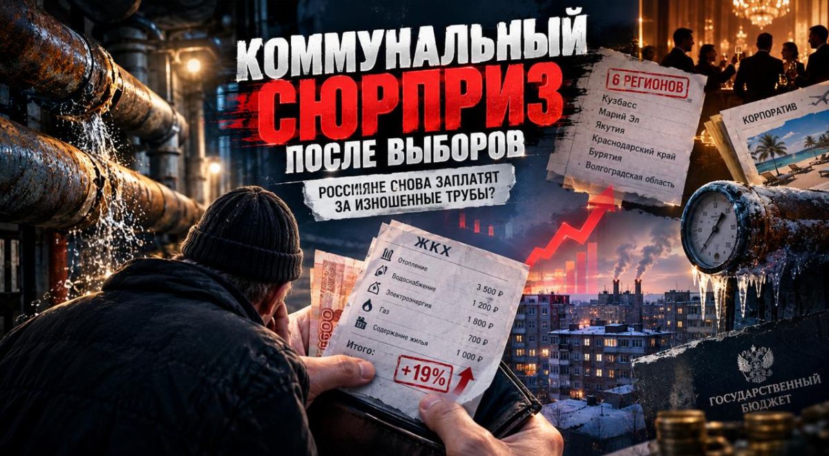 Коммунальный сюрприз после выборов: россияне снова заплатят за изношенные трубы?