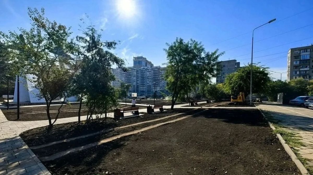 В Краснодаре до ноября завершат благоустройство трёх территорий по нацпроекту «Инфраструктура для жизни»