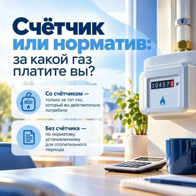Счетчик или норматив: за какой газ платите вы?