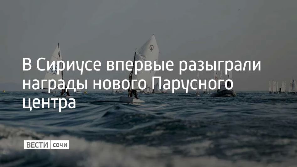 В Сириусе прошло первенство федеральной территории по парусному спорту, сообщили в администрации федеральной территории