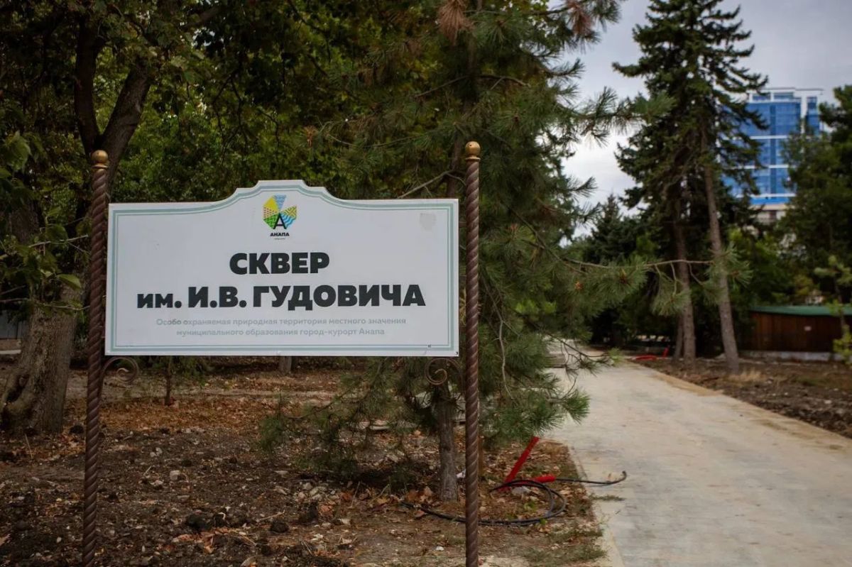 Обсудили с подрядчиками текущие работы и сроки реконструкции сквера Гудовича