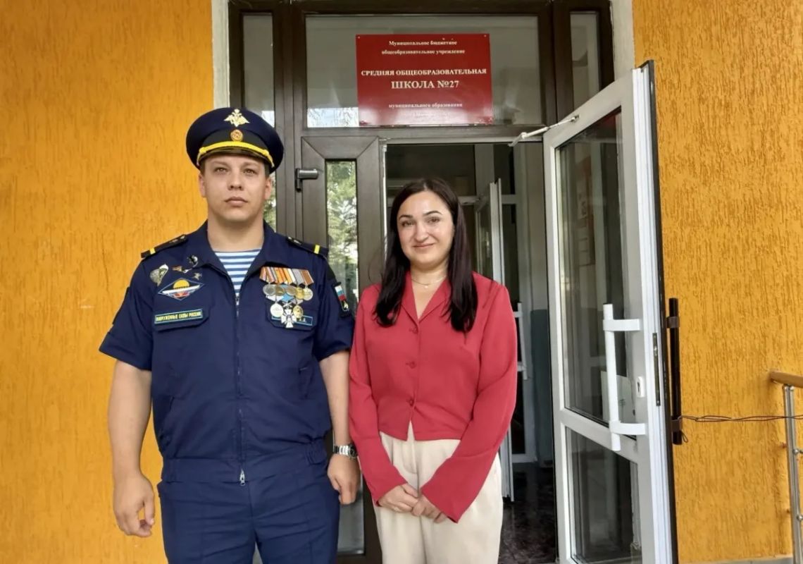 Портовик, участник СВО провел для школьников Урок мужества Портовик, участник СВО провел для школьников Урок мужества