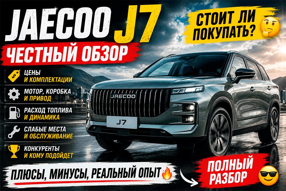 JAECOO J7: Обзор и сравнение с конкурентами