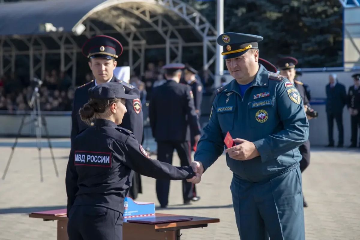 Руководство Главного управления стало почетными гостями на торжественной церемонии принятия присяги в Краснодарском университете МВД России