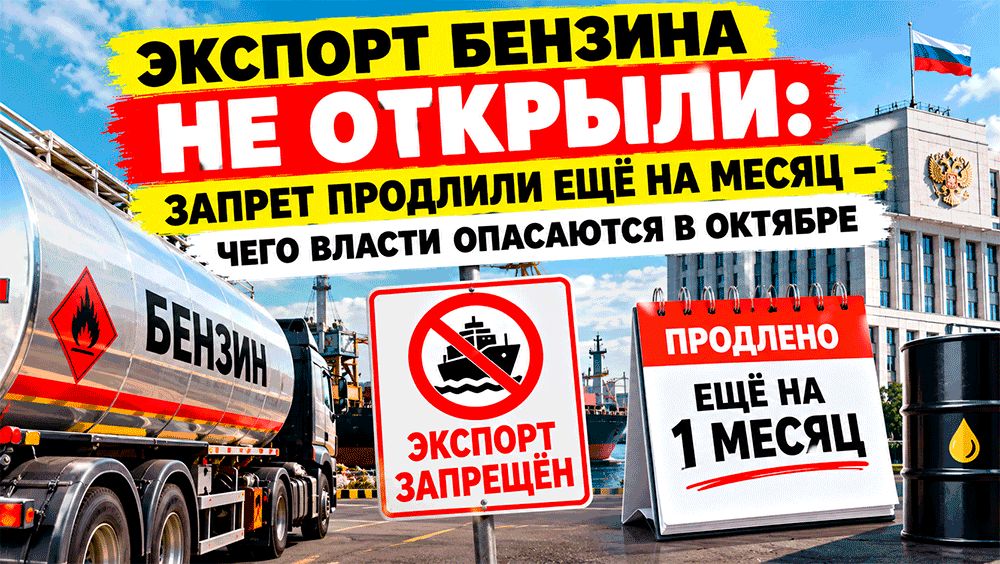 Куда ведет продление запрета на экспорт бензина в России: ожидания и реальные последствия