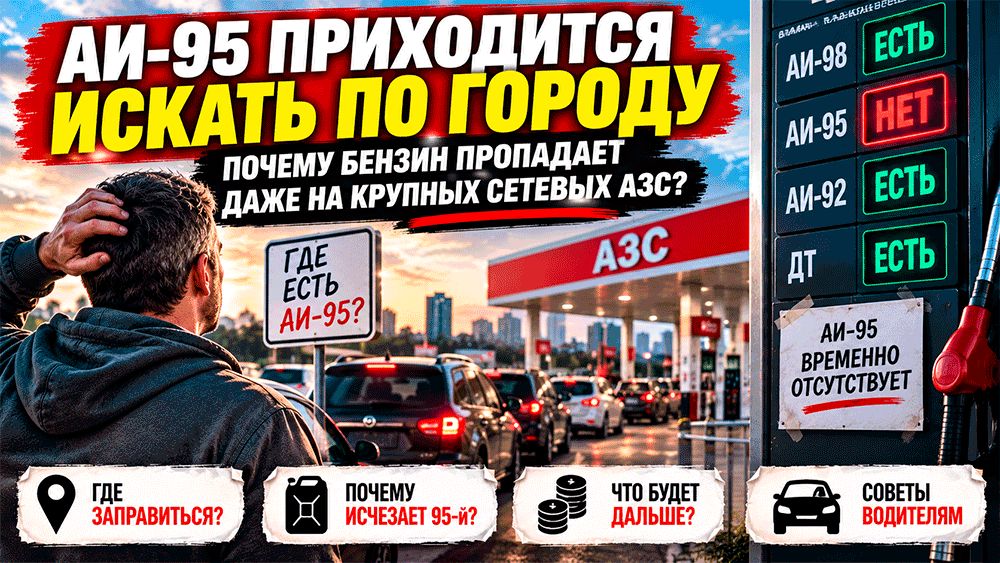 Почему АИ-95 исчезает с заправок: ищем ответ