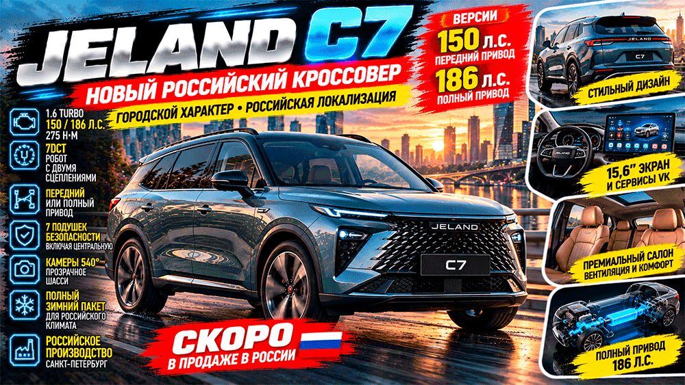 Jeland C7: анализ нового кроссовера и его перспективы на рынке