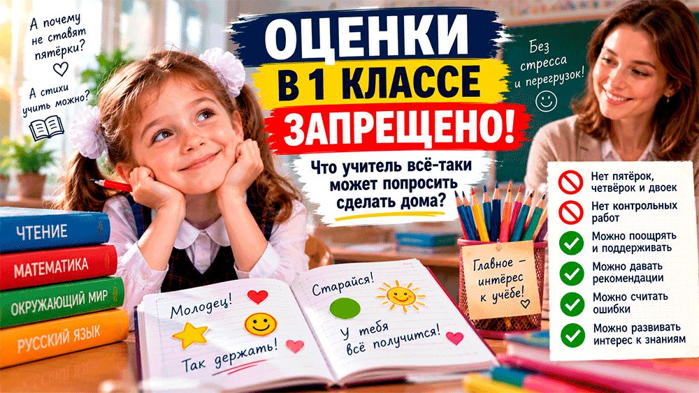 Как оцениваются успехи первоклассников: разбор нюансов
