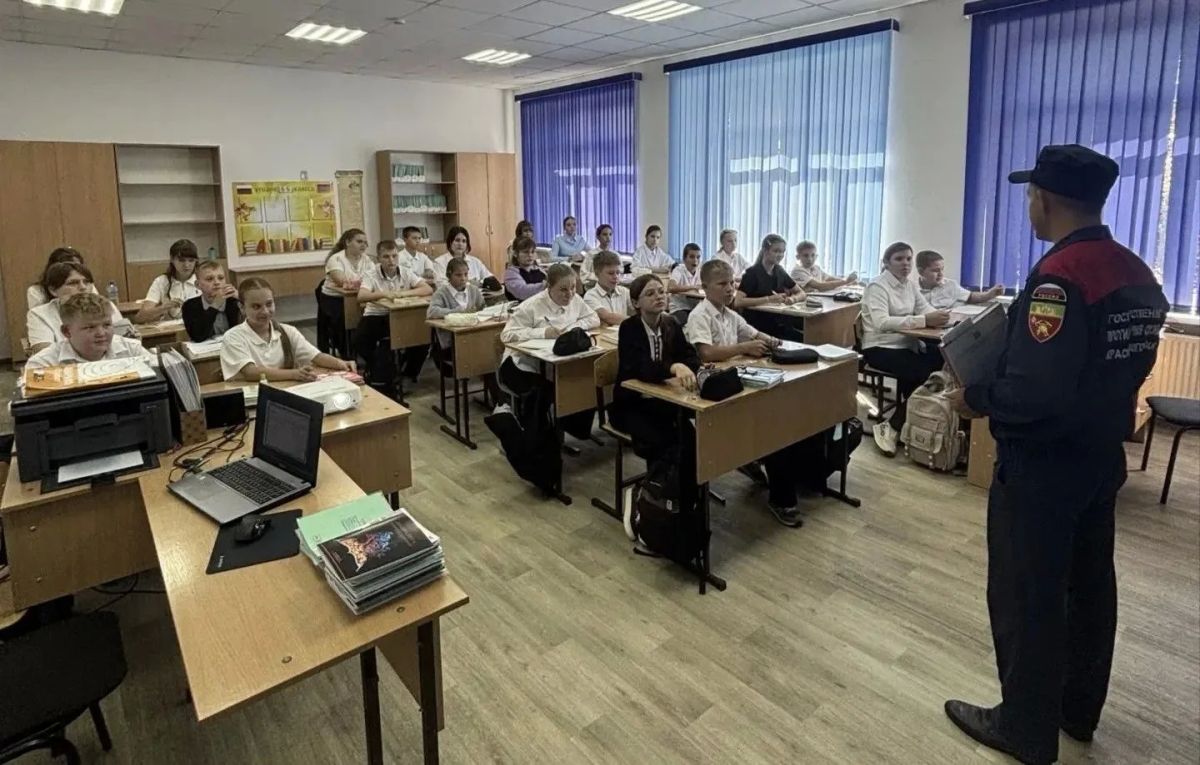 В Тбилисском районе провели урок по пожарной безопасности В Тбилисском районе провели урок по пожарной безопасности