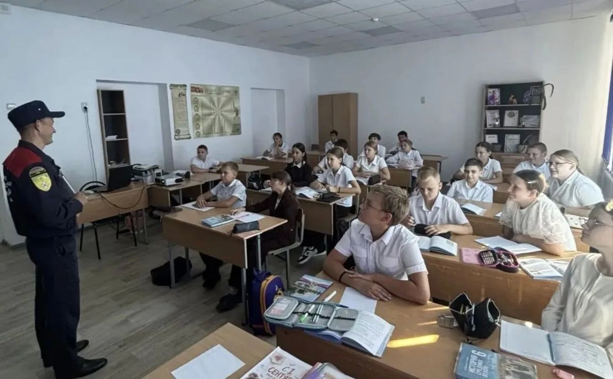 В Тбилисском районе провели урок по пожарной безопасности В Тбилисском районе провели урок по пожарной безопасности
