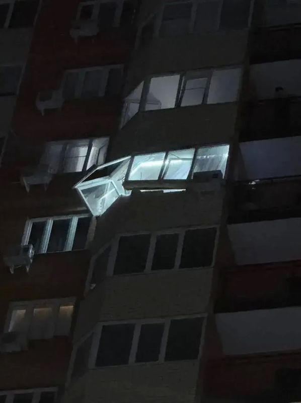 Ночной хлопок газа в Губернском в Краснодаре
