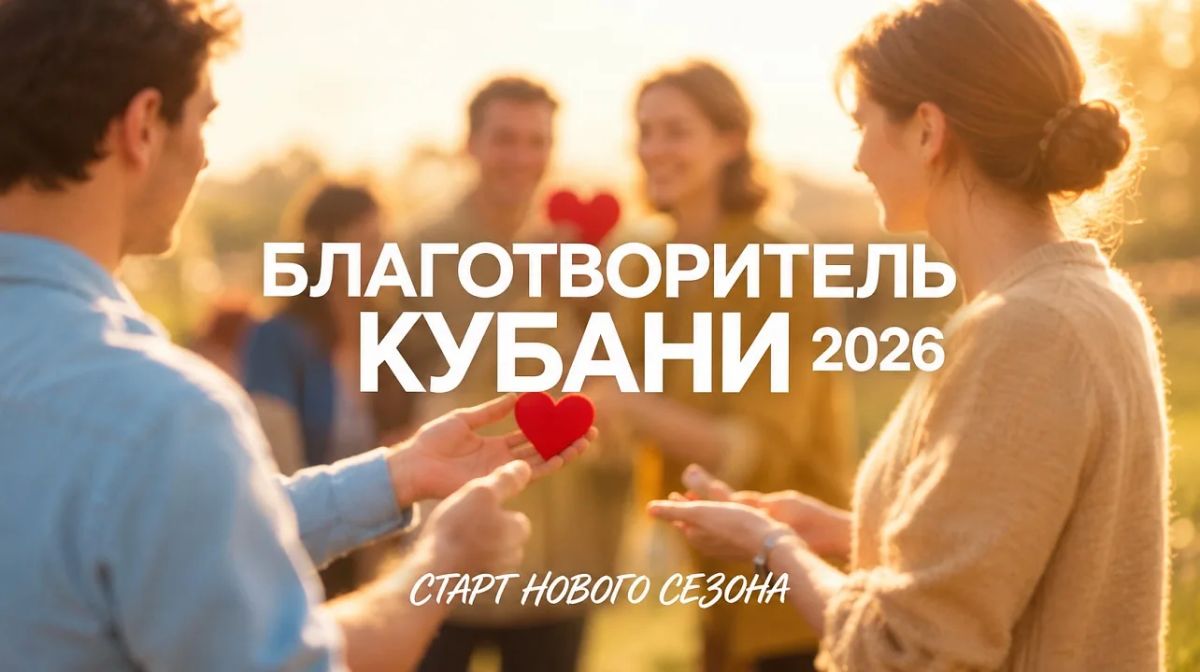 «Благотворитель Кубани»: краснодарцы могут стать лауреатами краевой Общественной награды за добровольчество