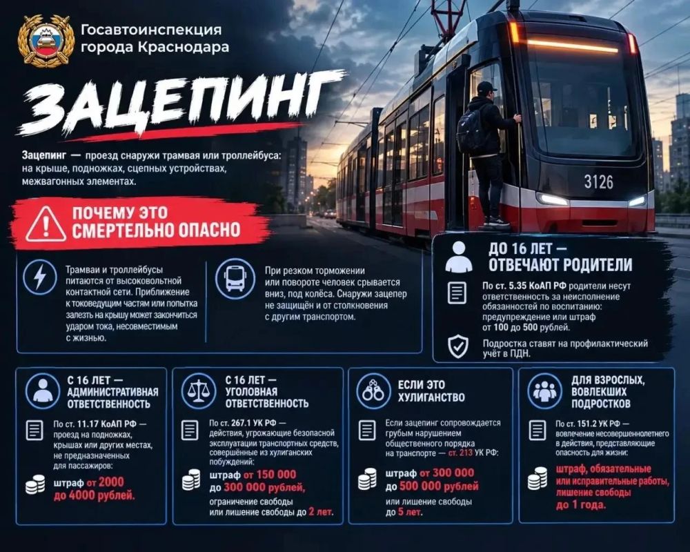 Госавтоинспекция обратилась к зацеперам и их родителям