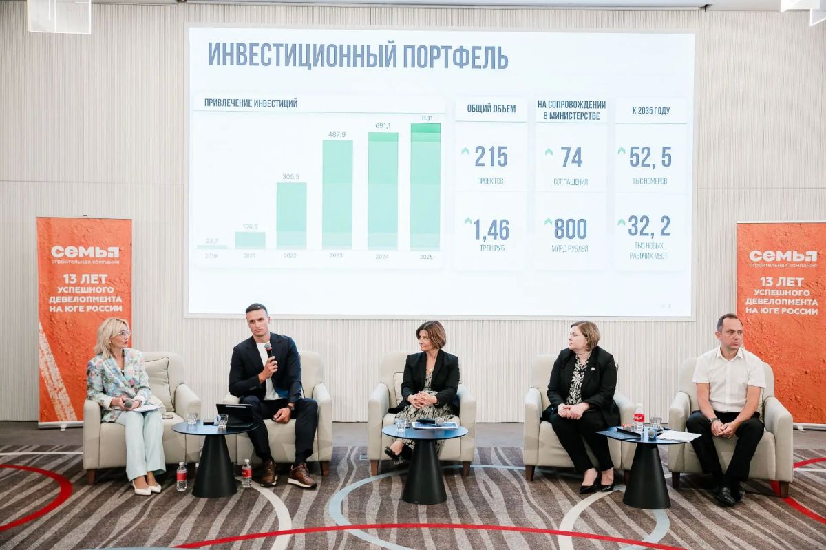 Василий Воробьёв принял участие в работе форума-выставки «ПромСтройИндустрия Кубань 2026» Василий Воробьёв принял участие в работе форума-выставки «ПромСтройИндустрия Кубань 2026»