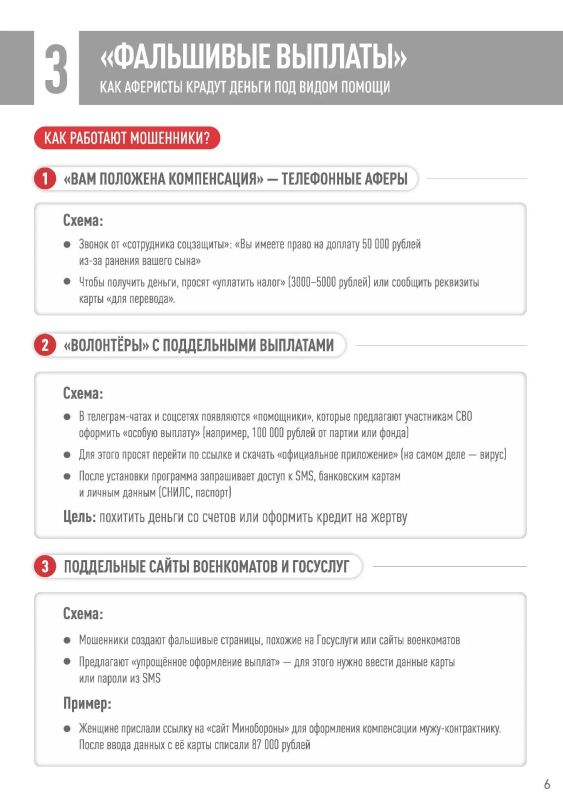 Памятка для военнослужащих участников СВО и членов их семей Памятка для военнослужащих участников СВО и членов их семей
