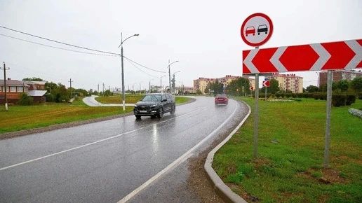 Хуснуллин дал старт движению по обновленной дороге в Выселковском районе