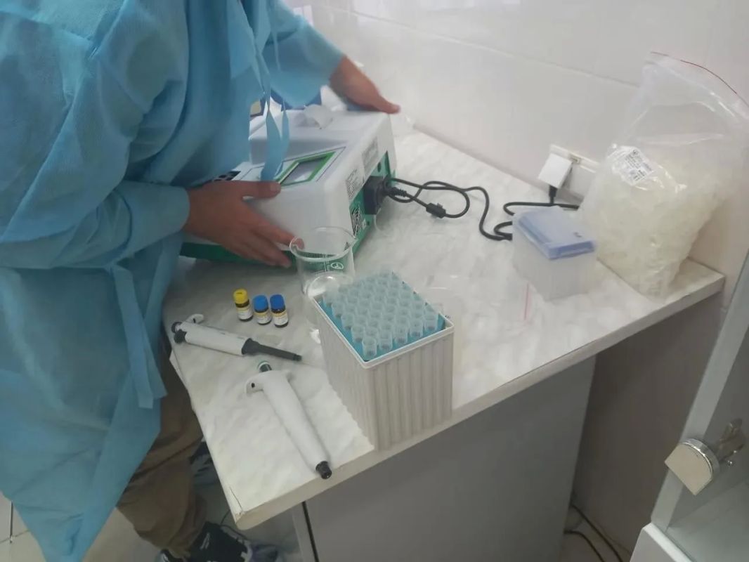 В Белореченской ветлаборатории введен в работу новый биохимический анализатор В Белореченской ветлаборатории введен в работу новый биохимический анализатор