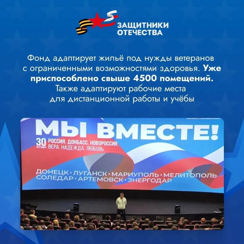 Фонд «Защитники Отечества» расширяет программы социальной адаптации и ресоциализации ветеранов СВО Фонд «Защитники Отечества» расширяет программы социальной адаптации и ресоциализации ветеранов СВО