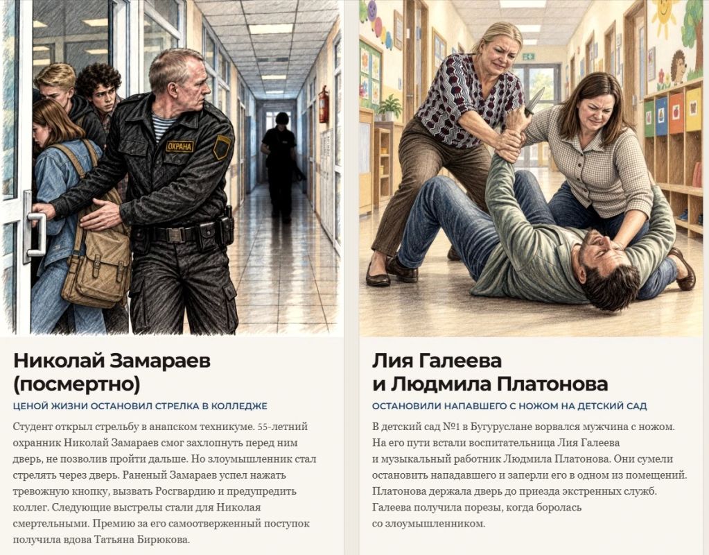 Подвиг анапского охранника Николая Замараева теперь увековечен на сайте премии имени Тиграна Кеосаяна Подвиг анапского охранника Николая Замараева теперь увековечен на сайте премии имени Тиграна Кеосаяна